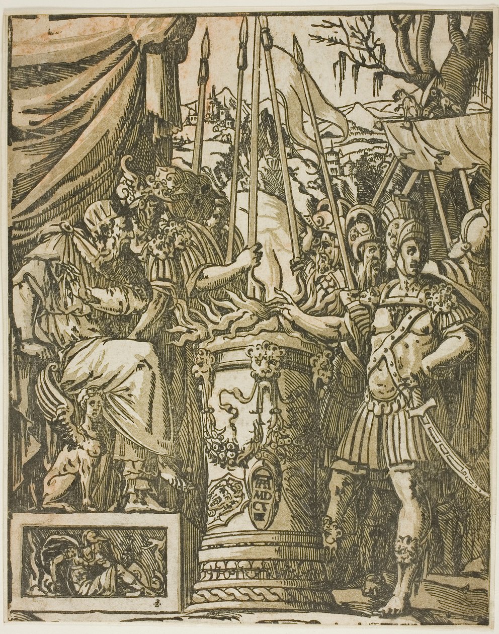 Mucius Scevola od Andrea Andreani