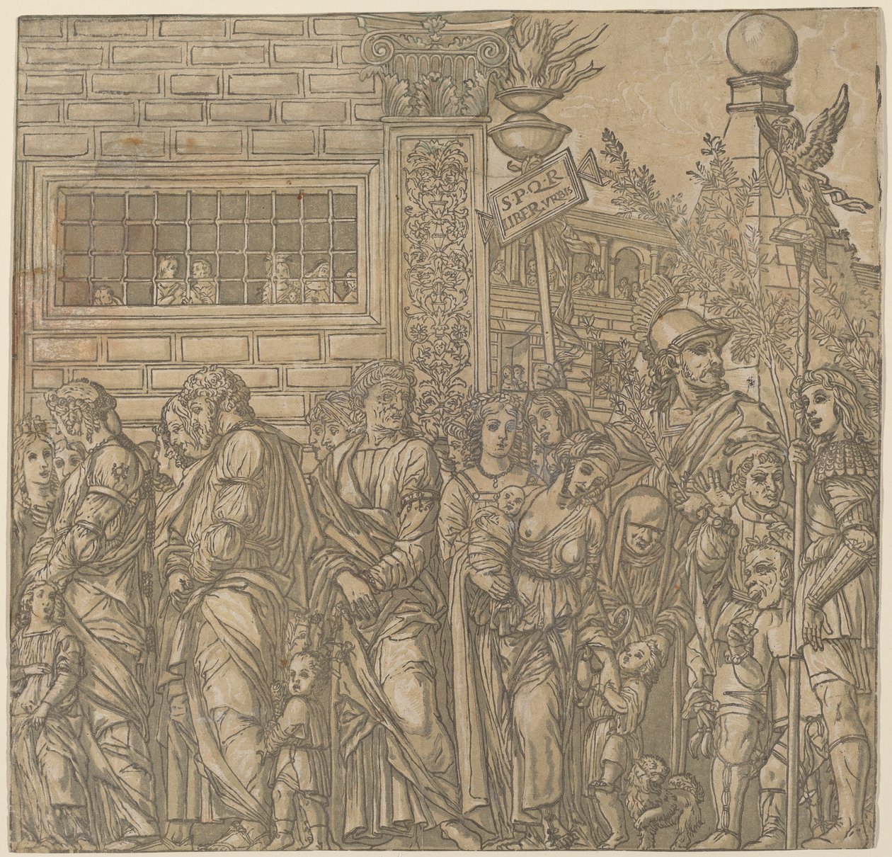 Triumf Julia Caesara, 1599. od Andrea Andreani