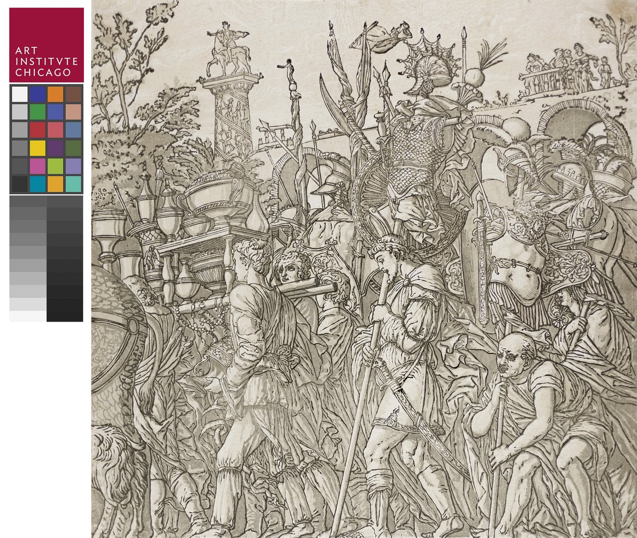 Triumf Caesara, 1599 od Andrea Andreani
