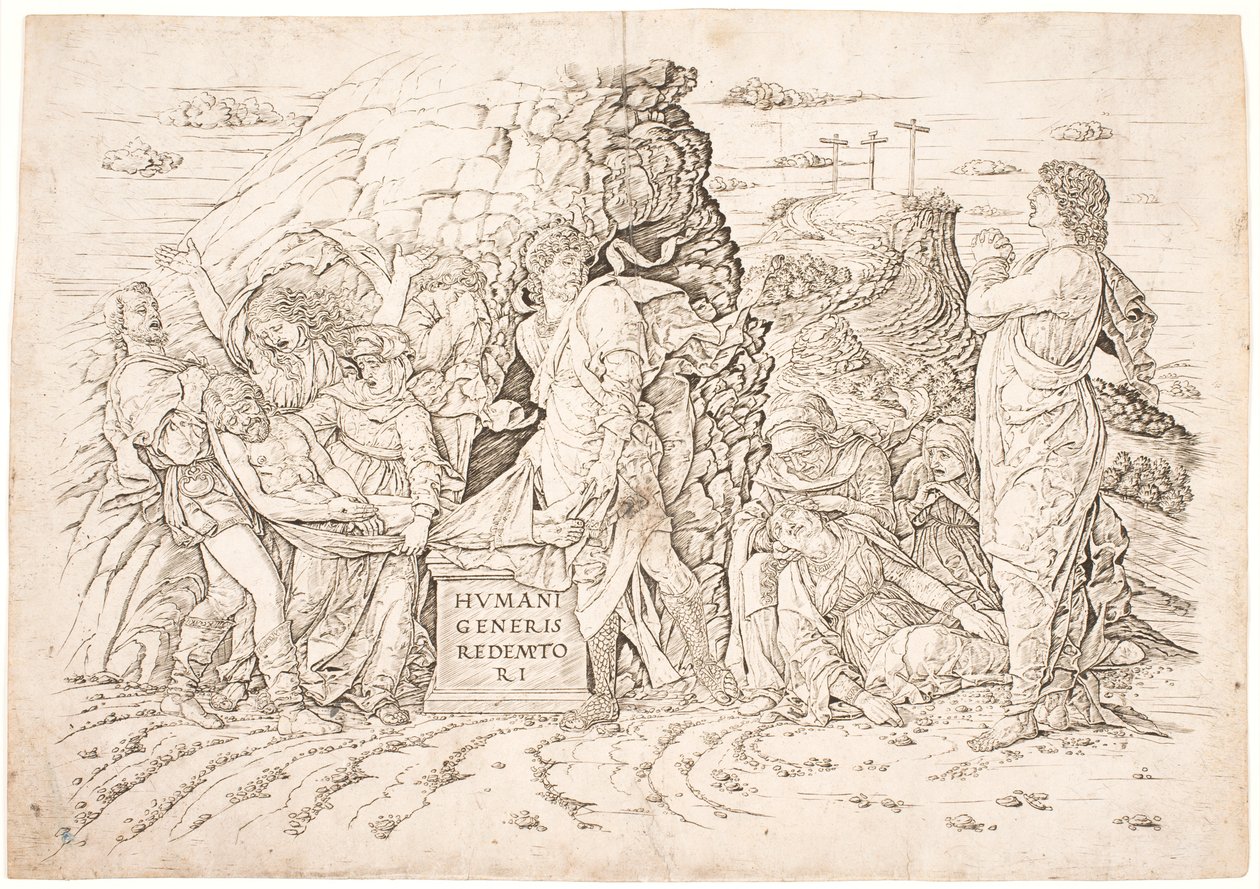 Pohřeb od Andrea Mantegna