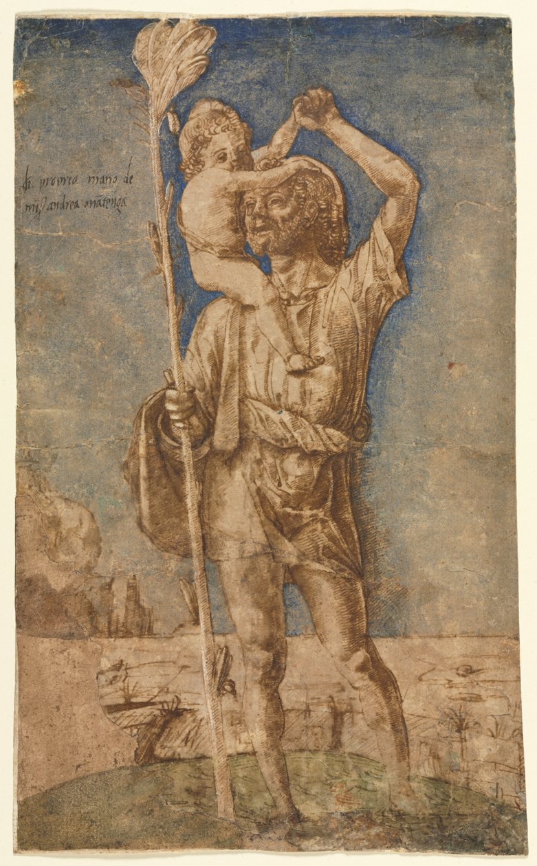 Svatý Kryštof od Andrea Mantegna