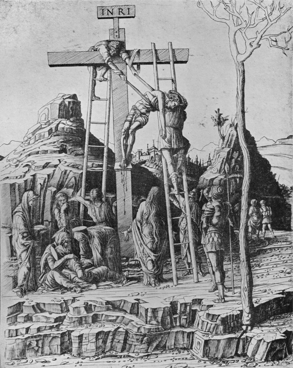 Sestup z kříže, 1475 od Andrea Mantegna