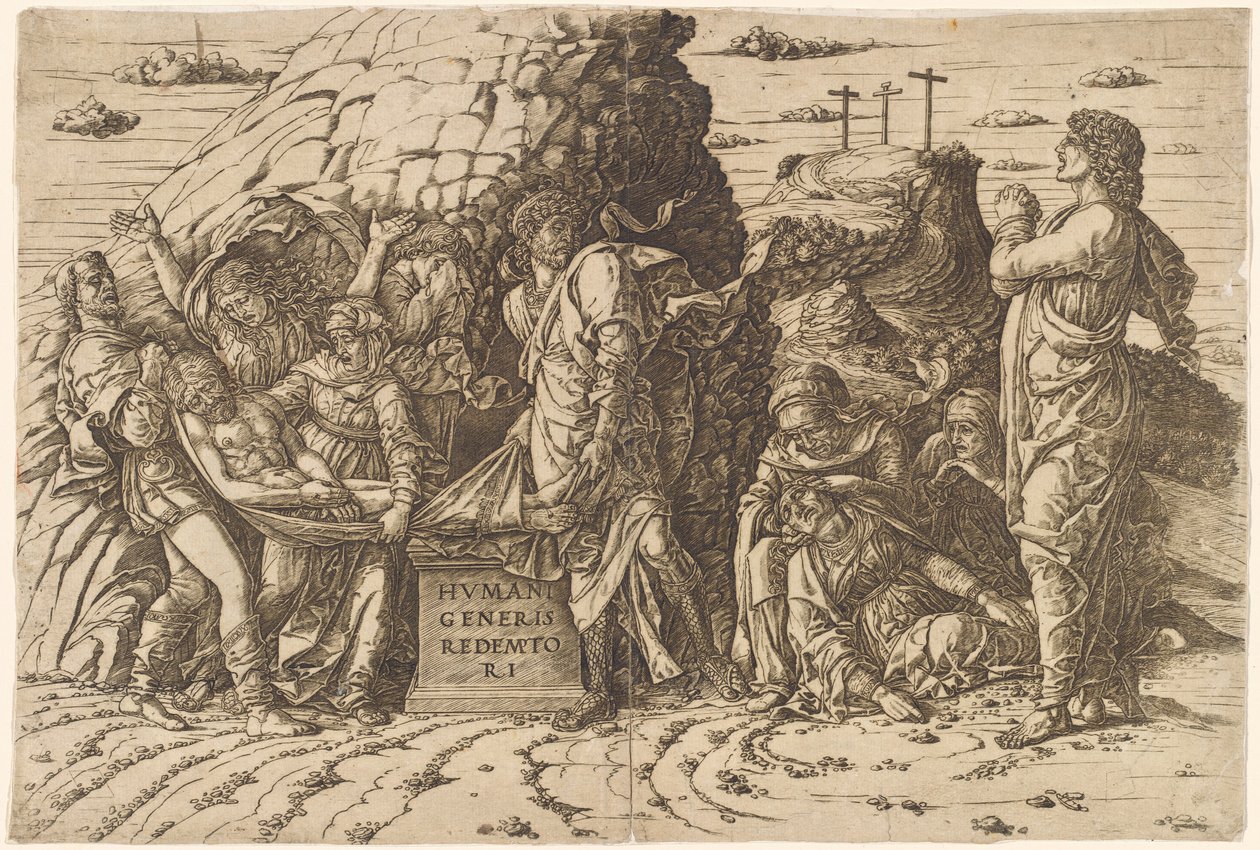 The Entombment, c. 1470 1475. od Andrea Mantegna