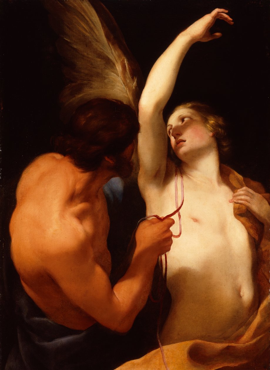 Daedalus a Ikaros, kolem 1645 (olej na plátně) od Andrea Sacchi