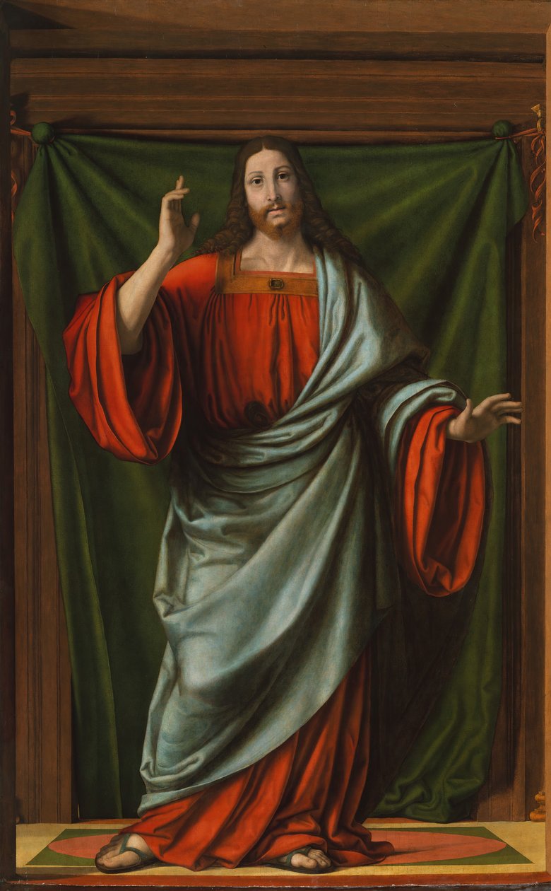 Kristovo požehnání. od Andrea Solario