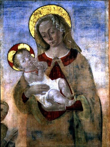 Madonna s dítětem od Andrea del (school of) Verrocchio