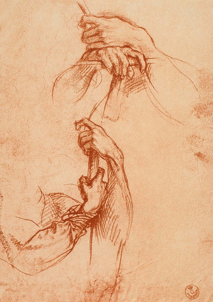 Studium rukou od Andrea del Sarto