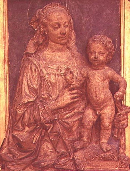 Madonna a dítě (dřevo) od Andrea del Verrocchio