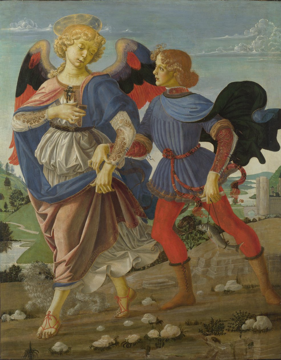 Tobias and the Angel, asi 1470-1475. od Andrea del Verrocchio