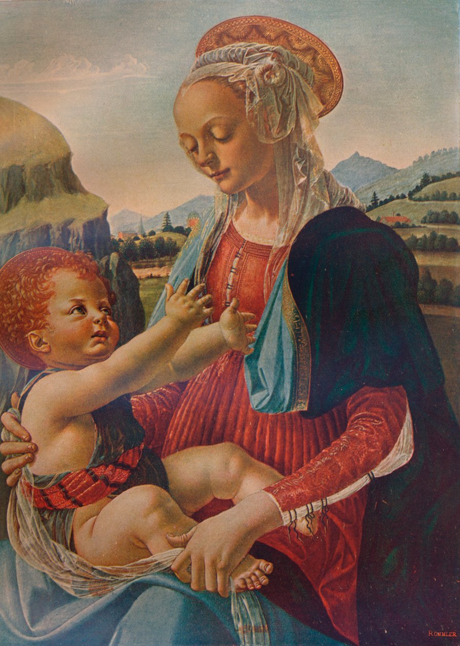 Panna a dítě, c1470, 1911 od Andrea del Verrocchio