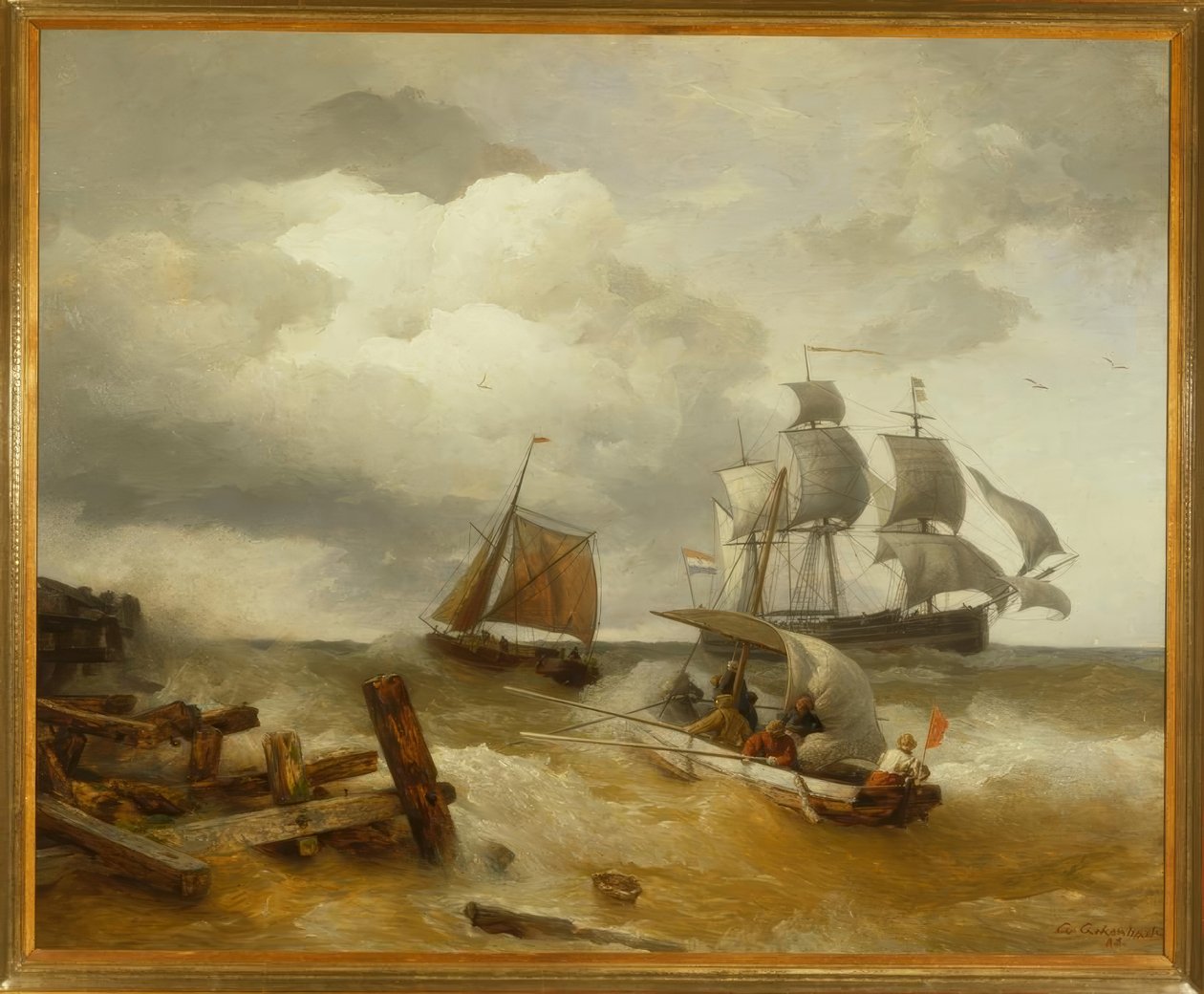 A. Achenbach, námořník od Andreas Achenbach