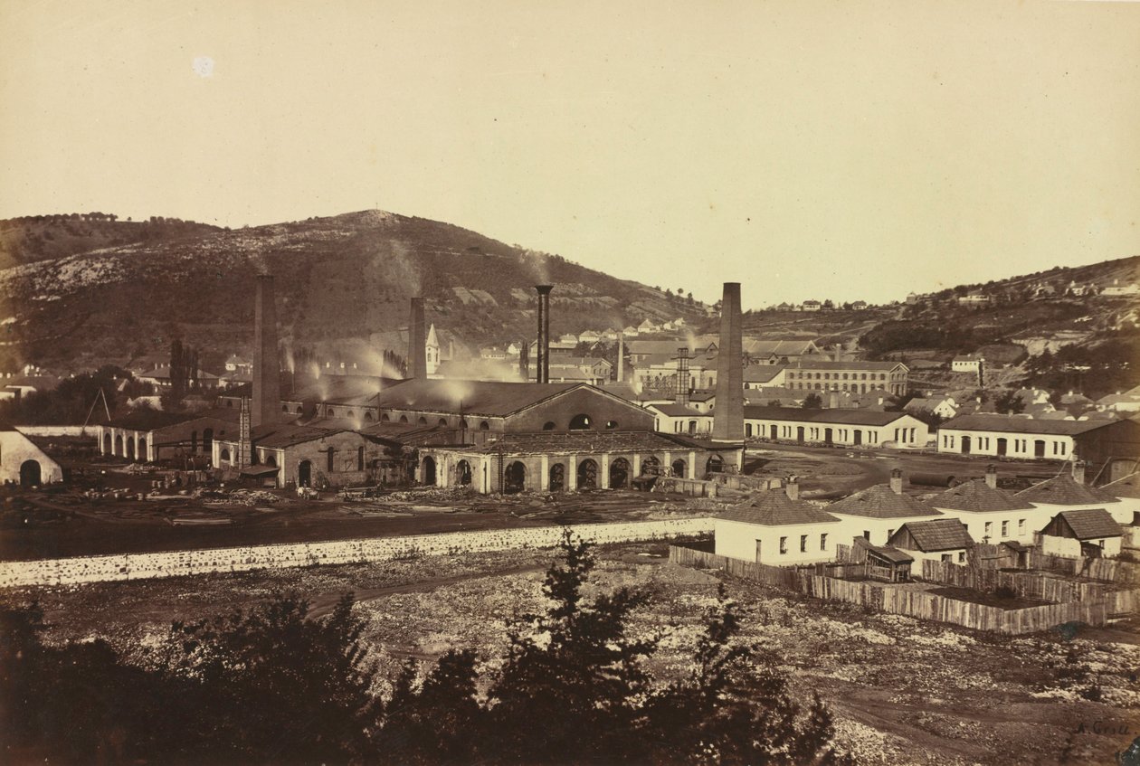 Železárny v Reschitza, c. 1860. od Andreas Groll
