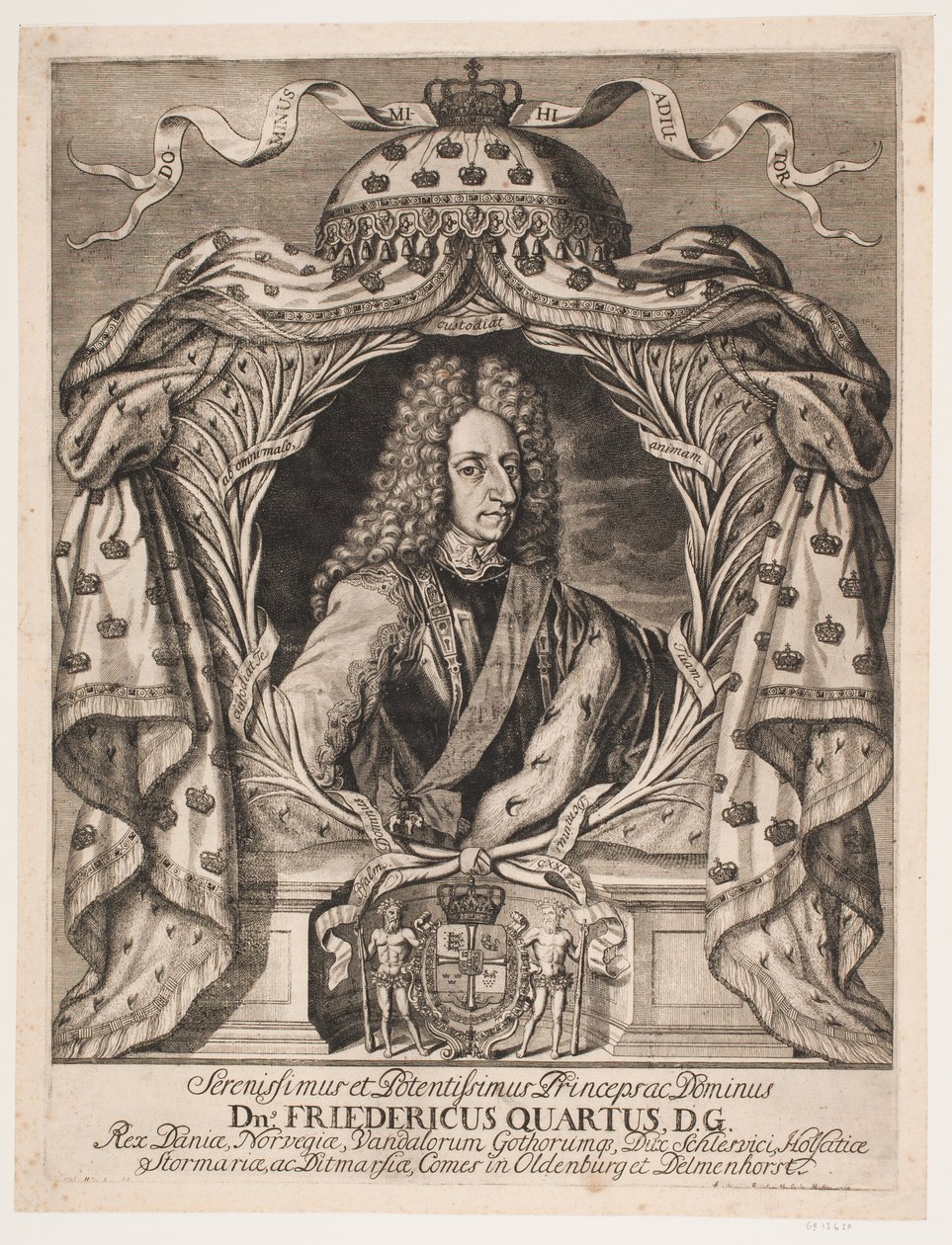 Král Frederik IV od Andreas Reinhardt