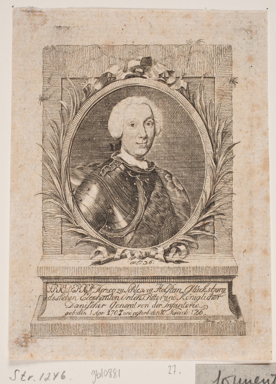 vévoda Frederik z Lyksburgu od Andreas Støttrup