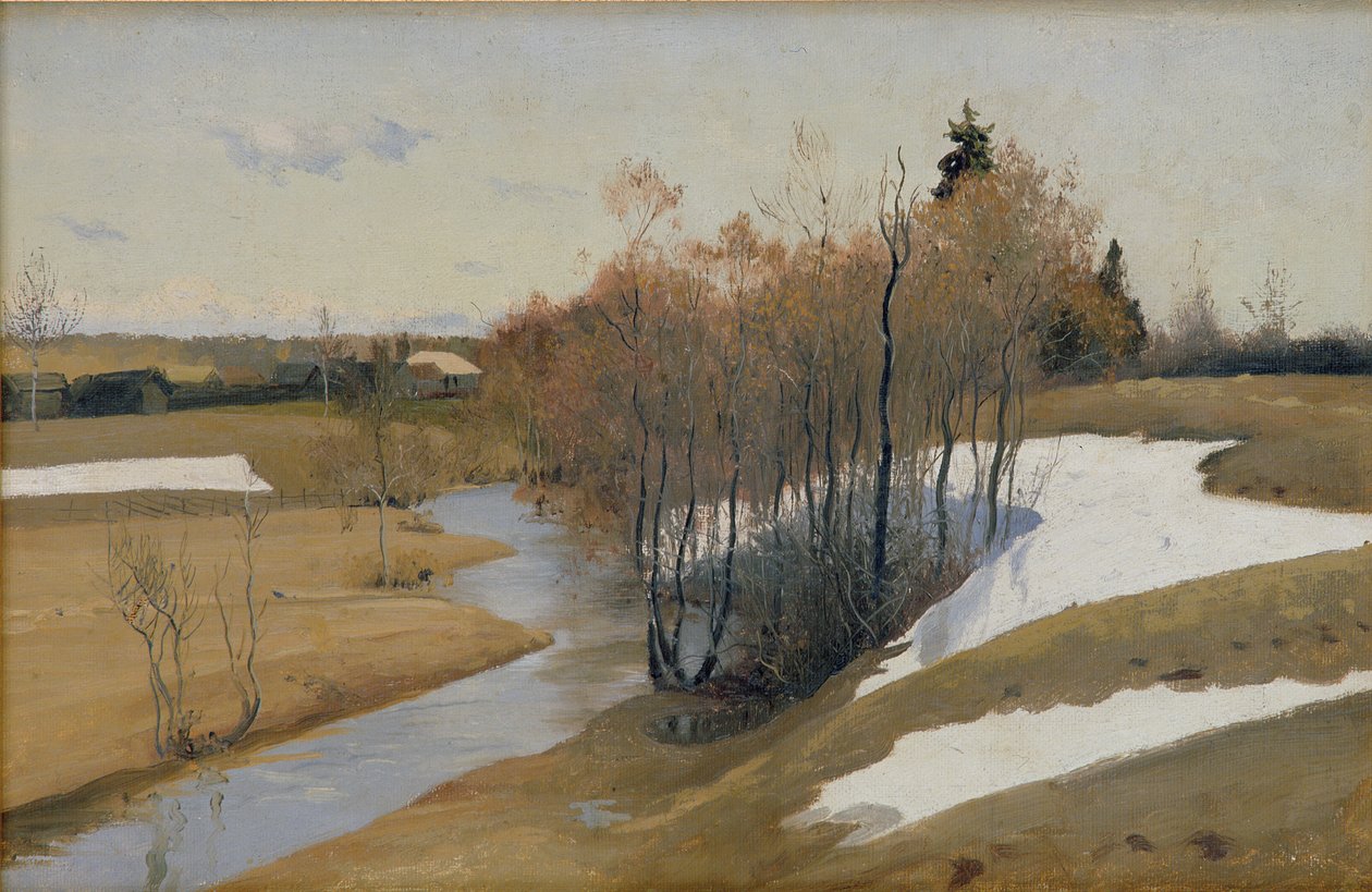 Řeka Kordonka od Andrei Petrovich Ryabushkin