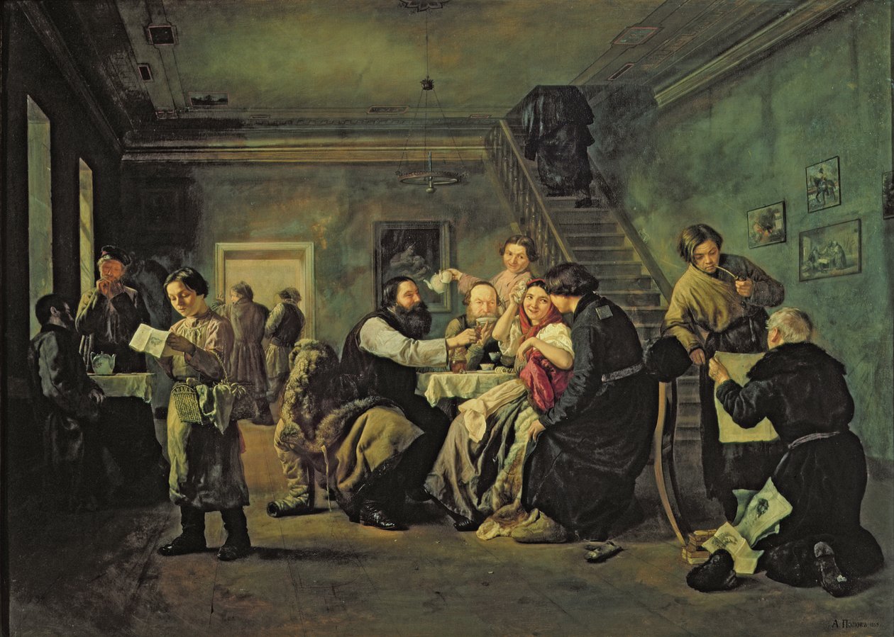 Dům stravování, 1859 od Andrei Andreevich Popov