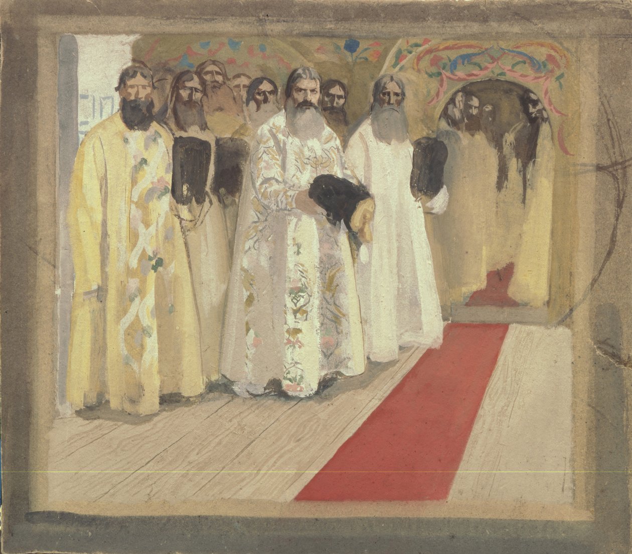 Čekání na cara, 1901 od Andrei Petrovich Ryabushkin
