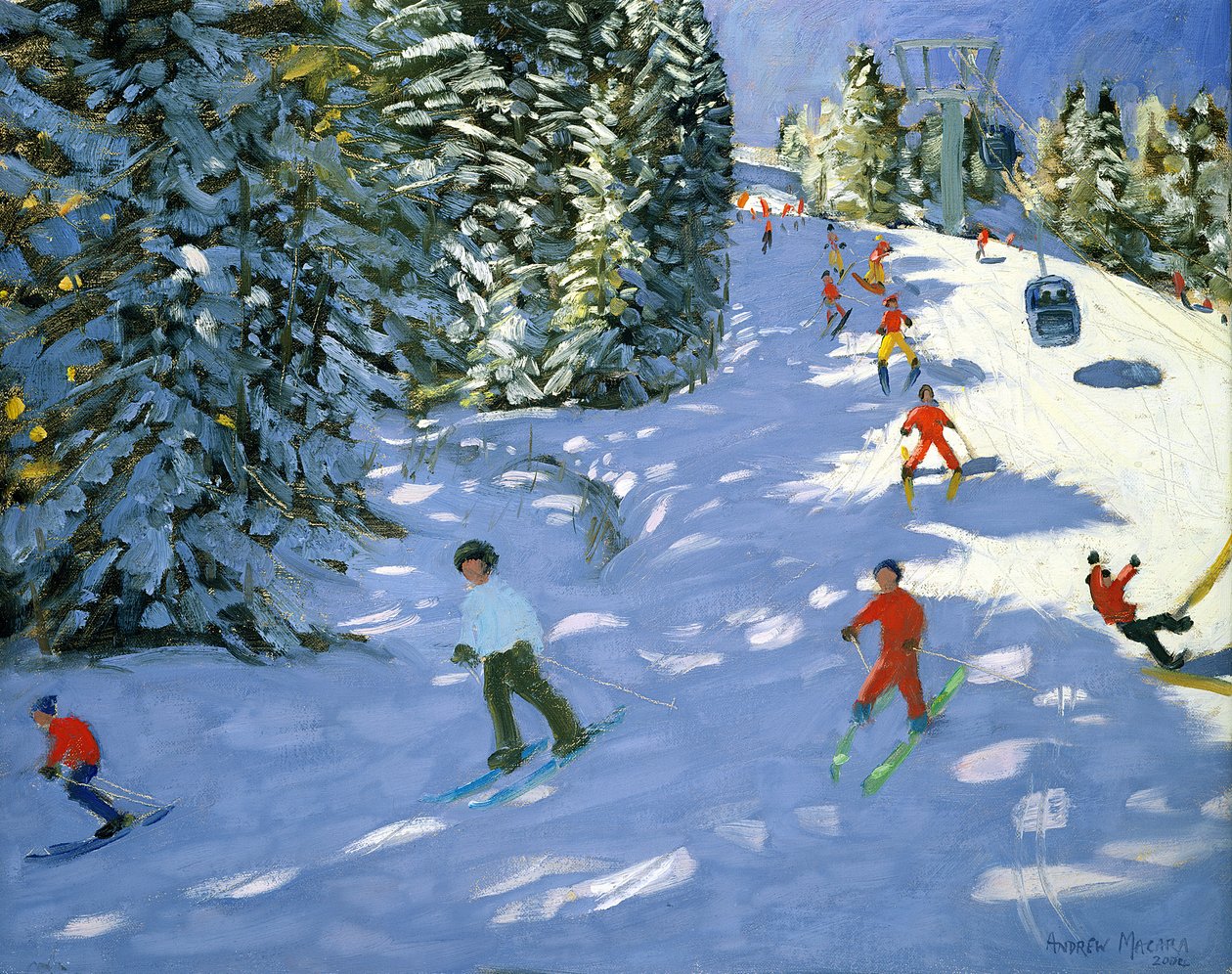 Gondola, Rakouské Alpy, 2004 od Andrew Macara