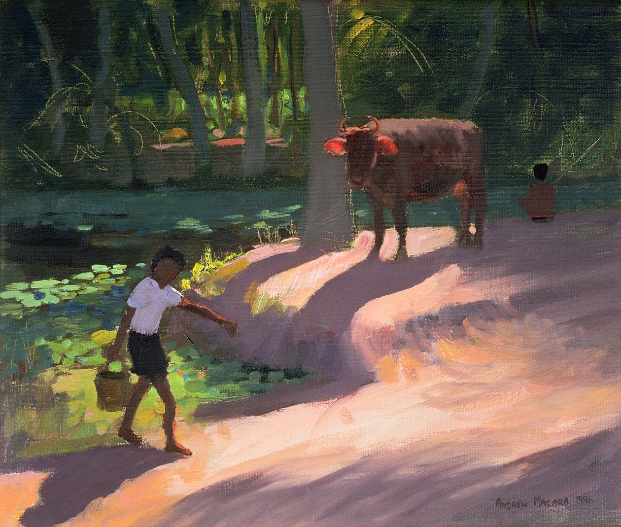Kerala Backwaters, Indie, 1996 od Andrew Macara