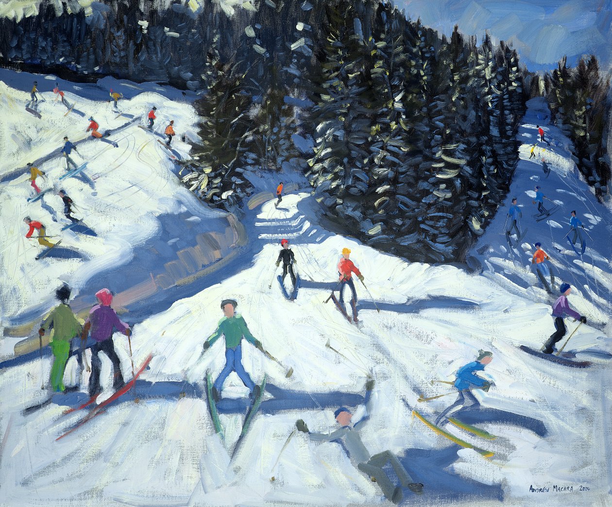 Dopoledne na sjezdovce, 2004 od Andrew Macara