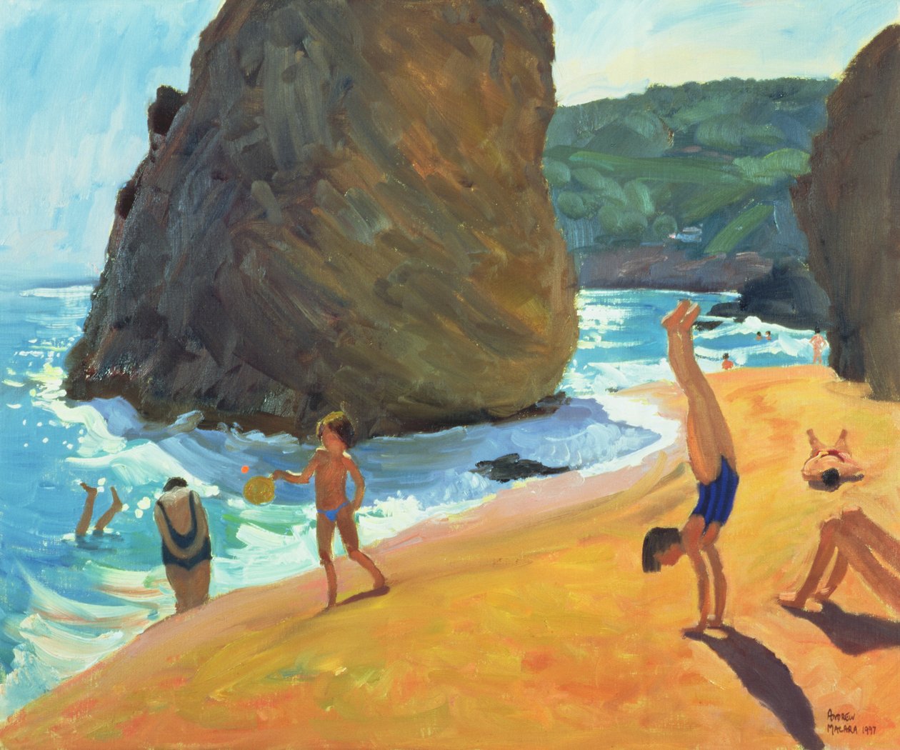 Ráno, Playa dos Rosales, Costa Brava, 1997 od Andrew Macara