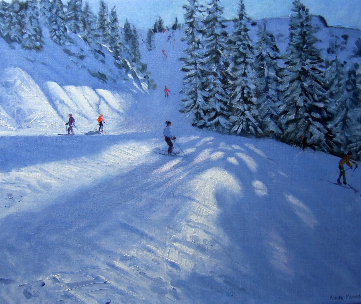 Morzine, sjezdovka od Andrew Macara