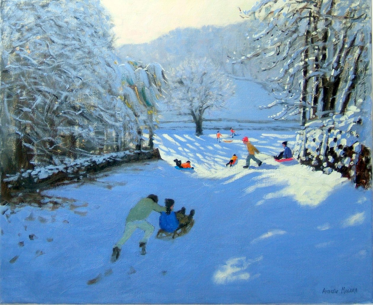 Tlačí sáně, Youlgreave od Andrew Macara