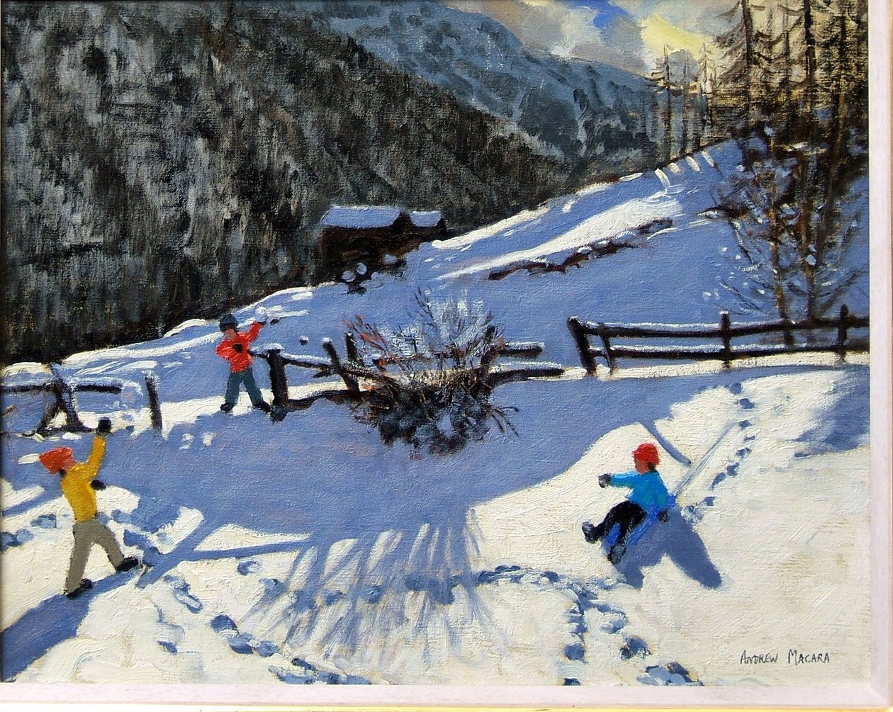 Snowballers, Zermatt od Andrew Macara