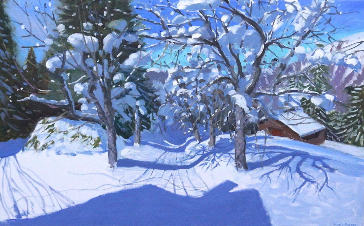 Winter Orchard, Morzine, 2015, od Andrew Macara