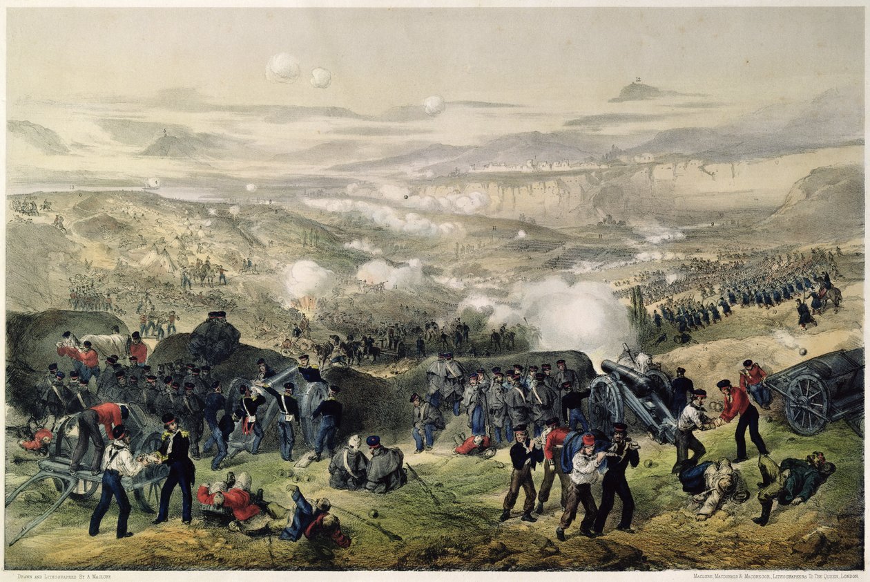 Bitva u Inkermanu, 5. listopadu 1854, 1855 od Andrew Maclure
