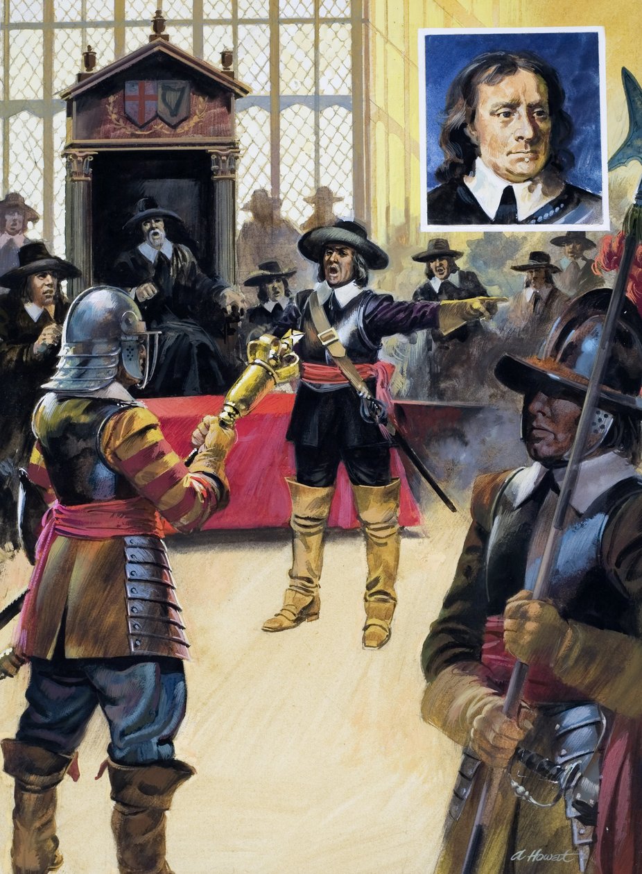 Cromwell propouští poslance od Andrew Howat
