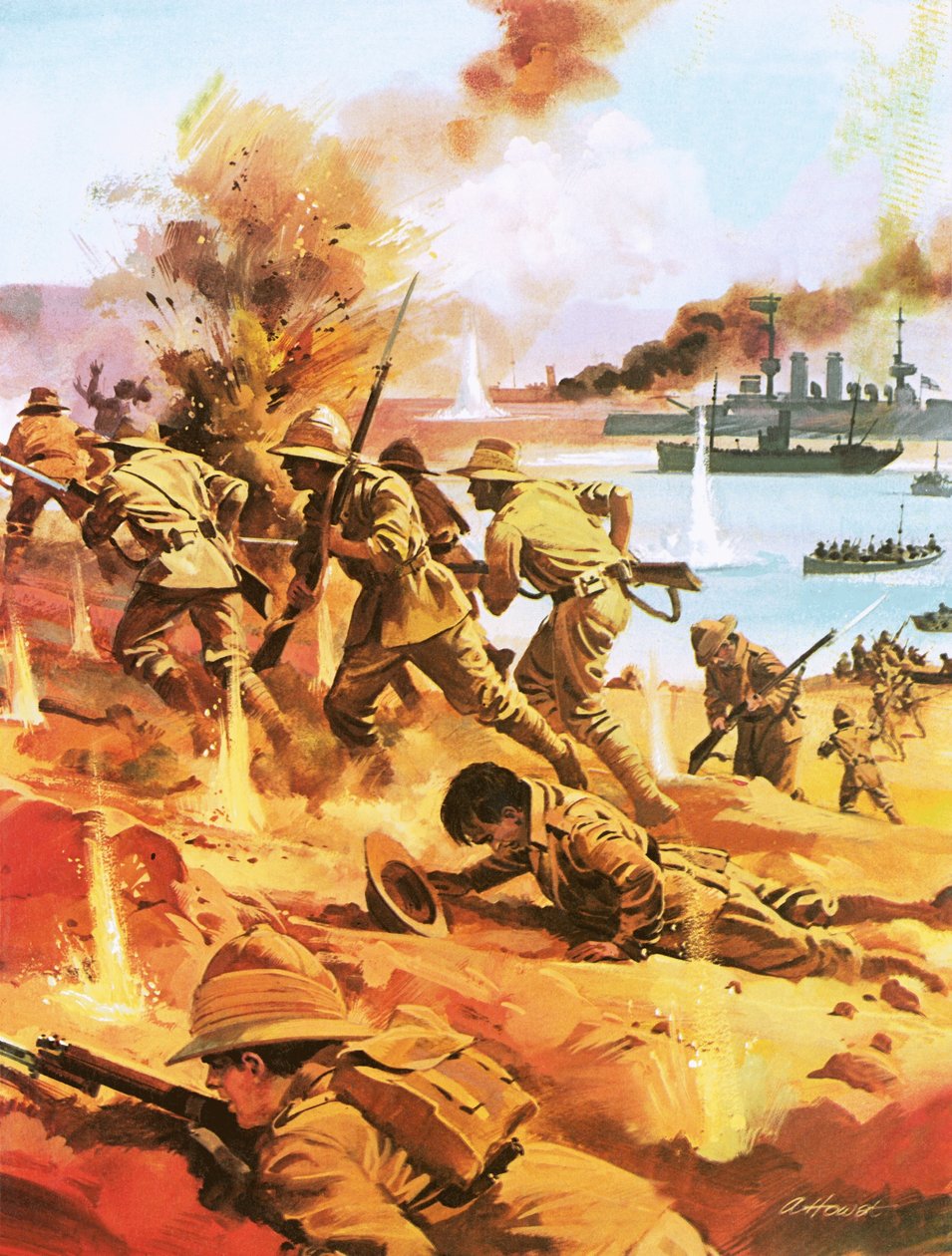 Invaze na Gallipoli od Andrew Howat