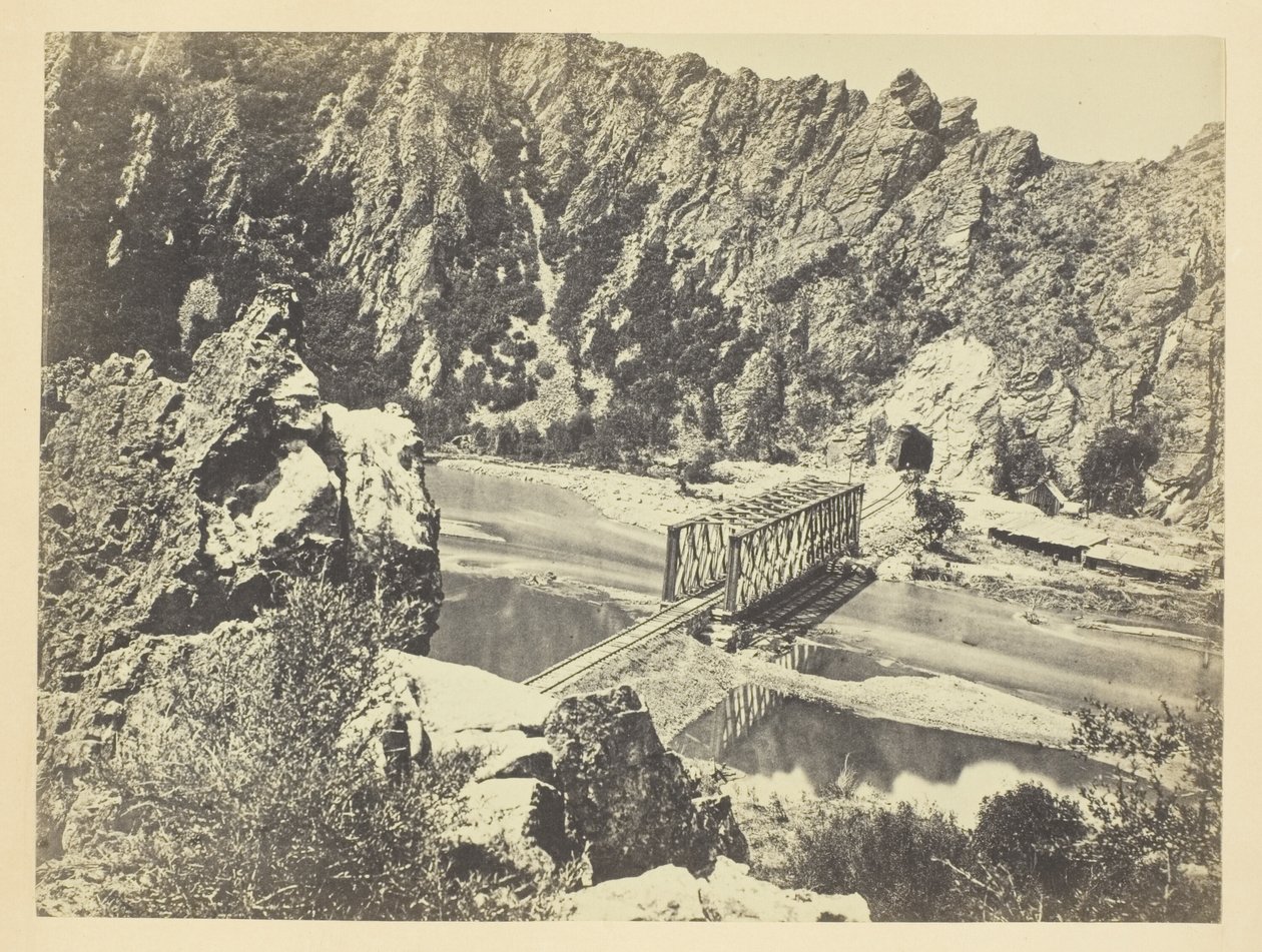 Tunel č. 3, Weber Canon, Utah od Andrew Joseph Russell