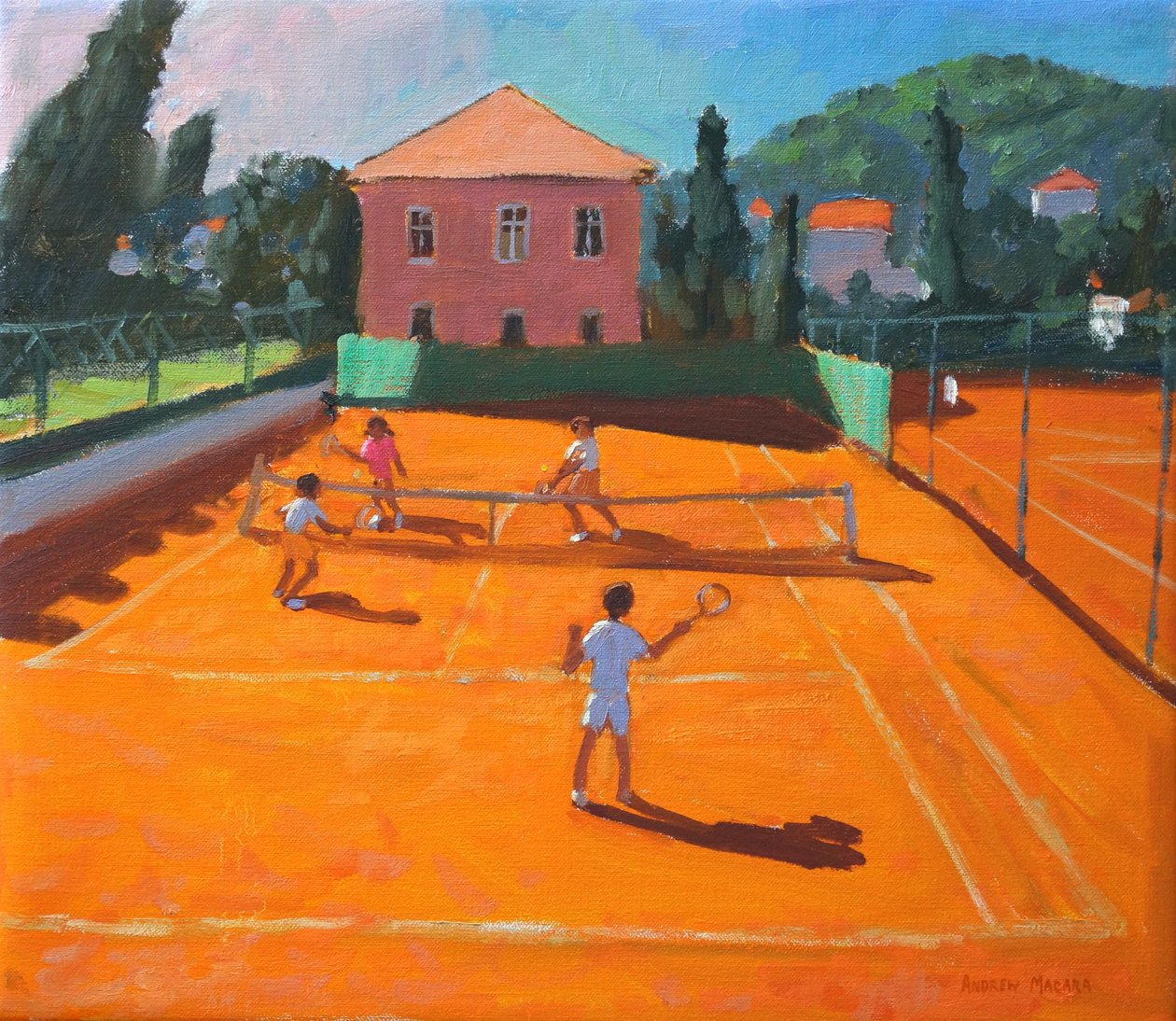 Tenis na antuce, Lapad, Chorvatsko, 2012, od Andrew Macara