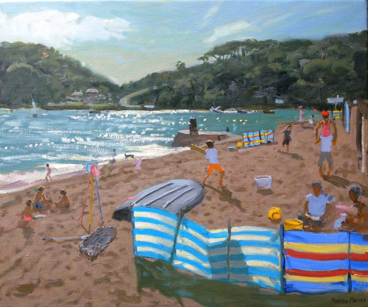 Kriket, 2010 (olej na plátně) od Andrew Macara