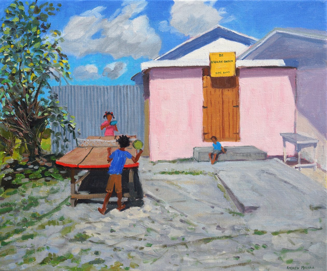 Ping Pong, De African Queen Hideaway, Barbados.2012, od Andrew Macara