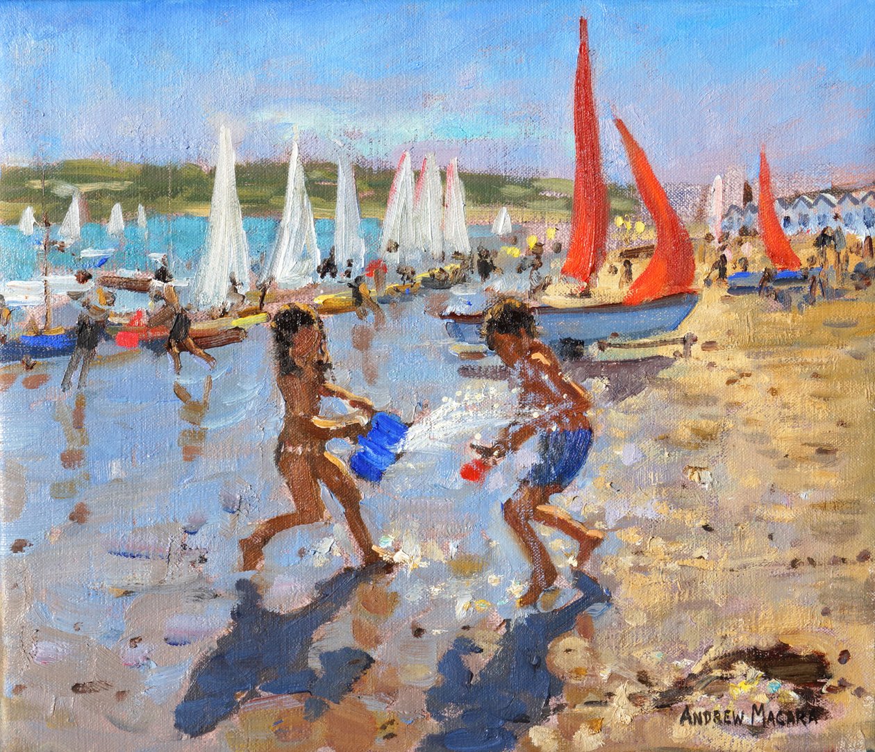 Splashing,Abersoch,2015 od Andrew Macara