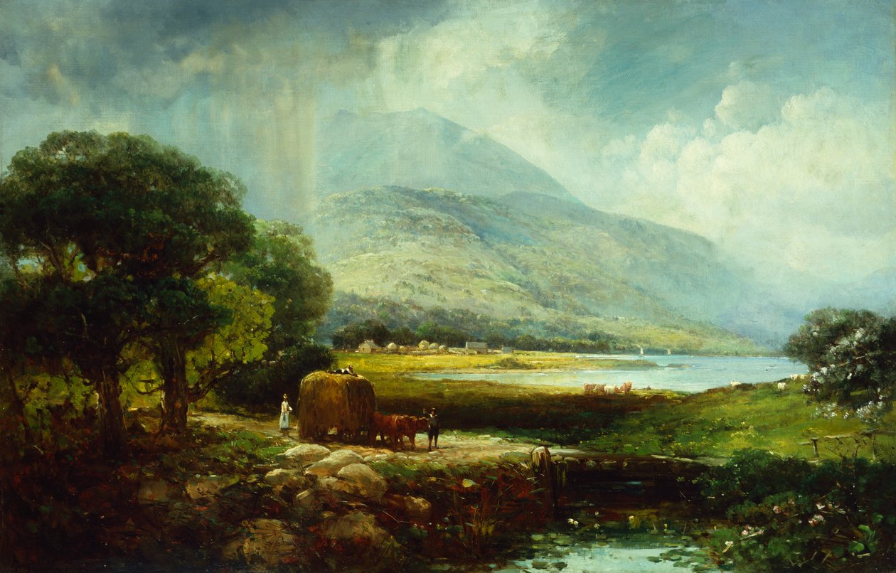 Mount Ascutney, Vermont (olej na plátně) od Andrew Melrose
