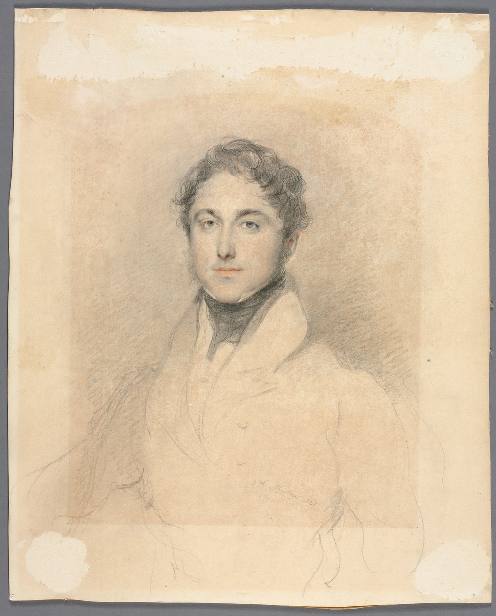 Portrét muže, 1828. od Andrew Morton