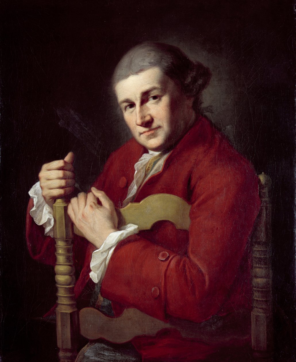 David Garrick (1717–1779) od Angelica Kauffmann