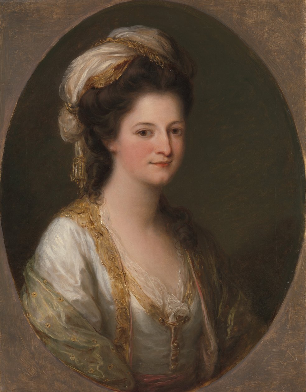 Portrét ženy, tradičně označované jako Lady Hervey od Angelica Kauffmann