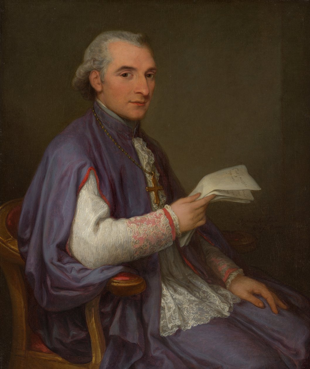 Monsignor Giuseppe Spina 1756-1828, 1798. od Angelica Kauffmann