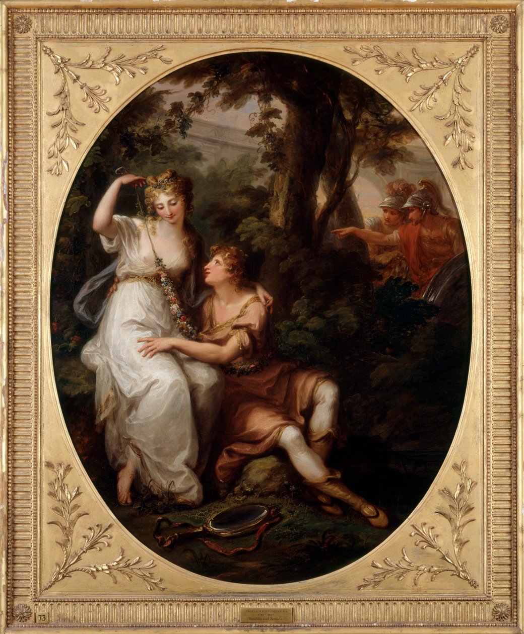 Rinaldo a Armida (olej na plátně) od Angelica Kauffman