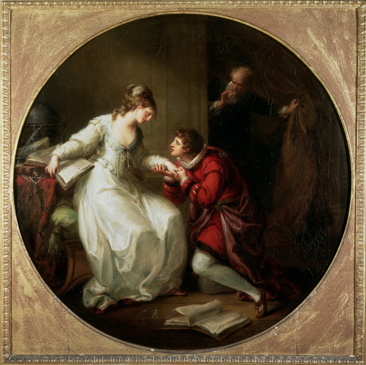 Abelard žádá Heloise o ruku od Angelica Kauffmann