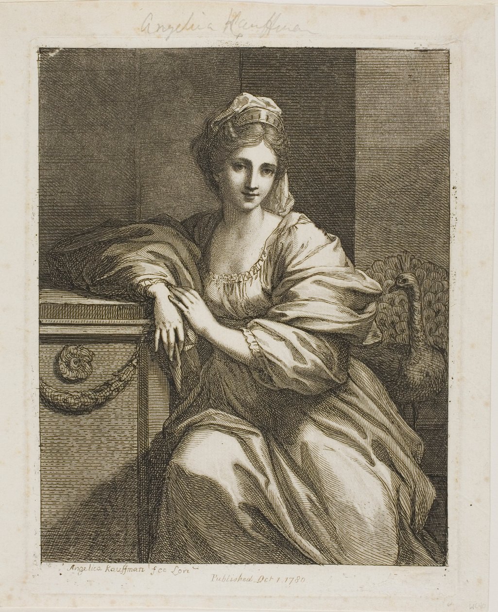 Juno a páv od Angelica Kauffmann