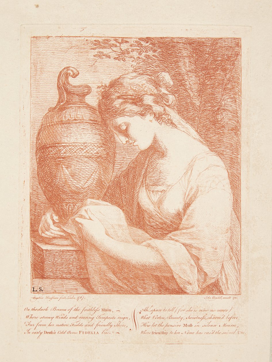 Žena u urny od Angelica Kauffmann