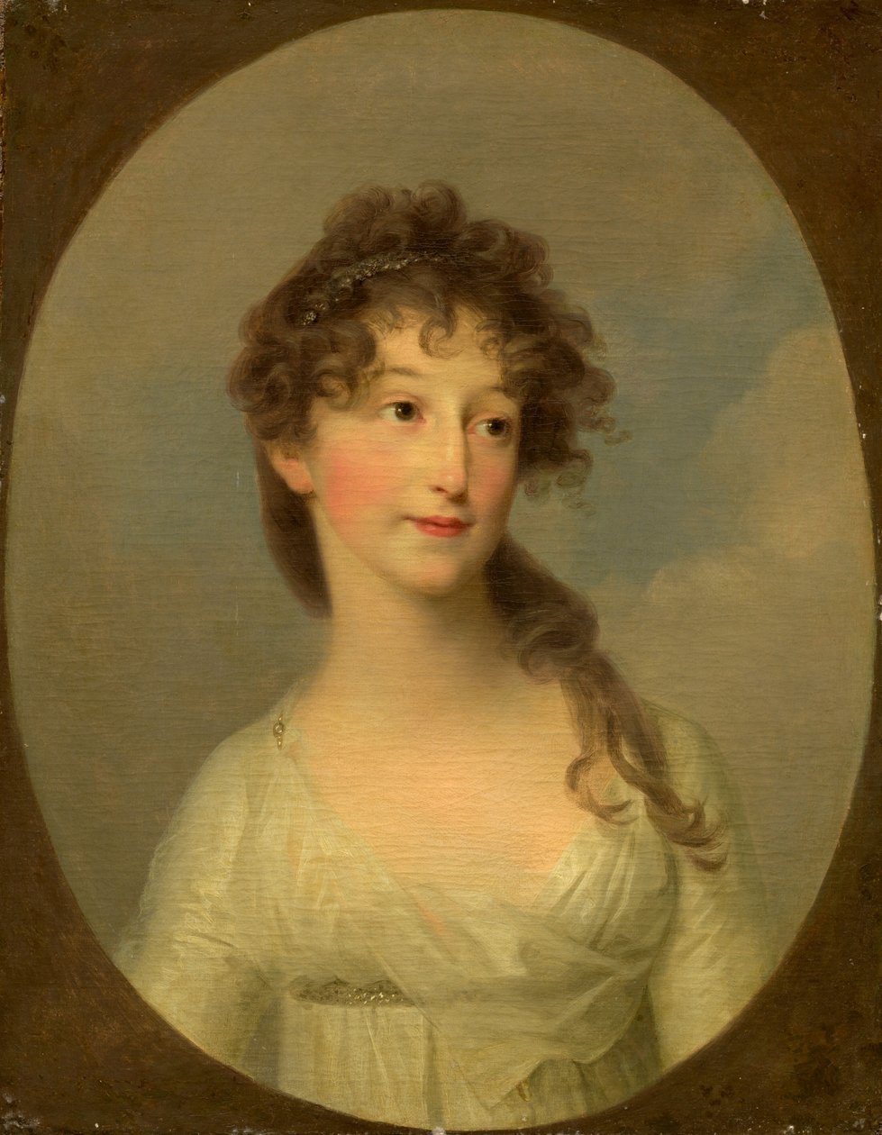 Možná Franciska Krasinska, vévodkyně z Courlandu od Angelica Kauffmann