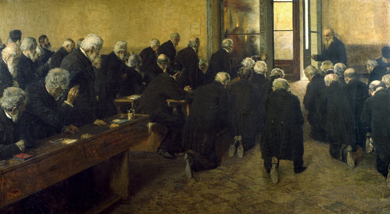 Viatikum, 1884 od Angelo Morbelli