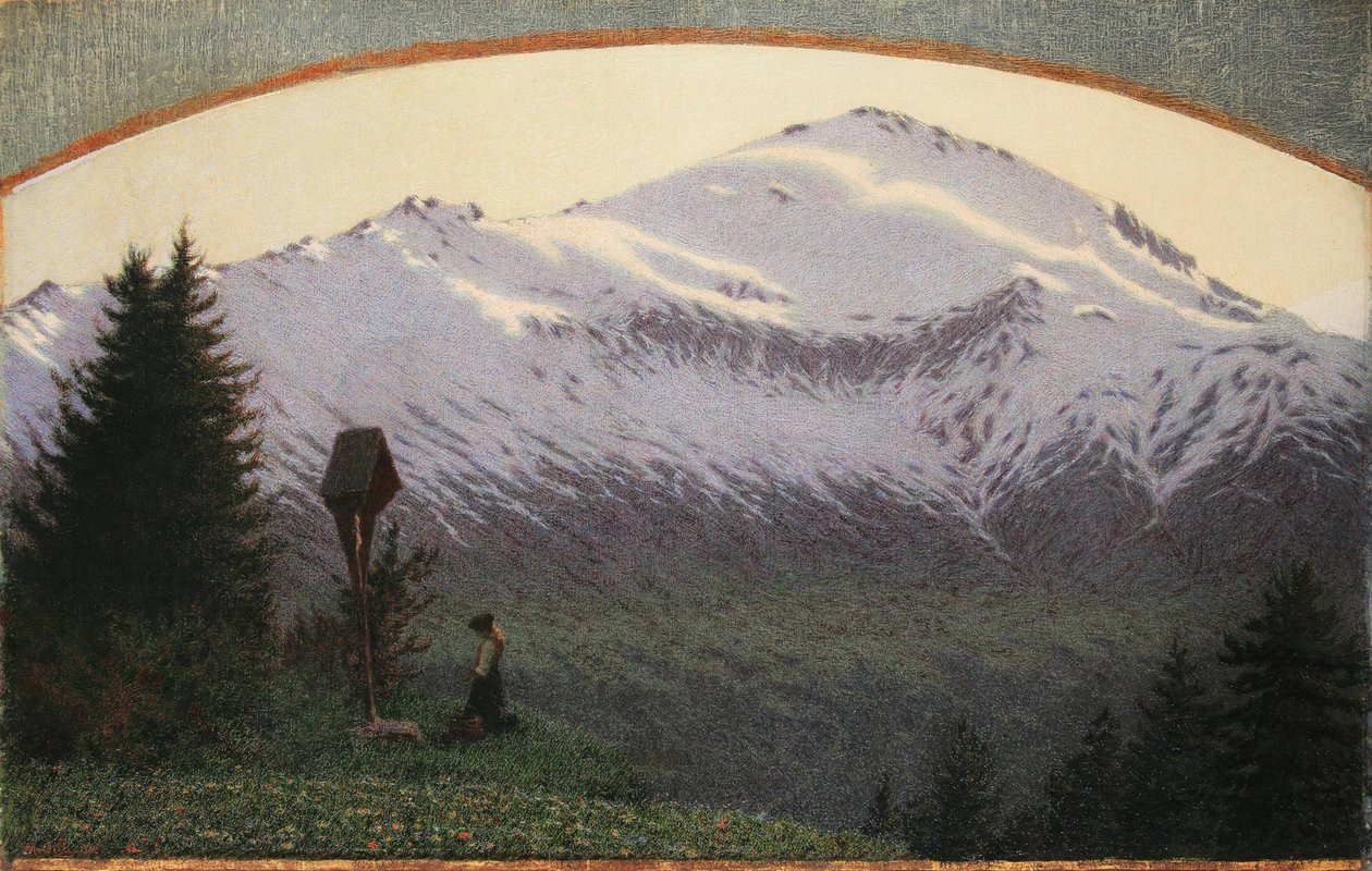 Ave Maria della sera, 1910. od Angelo Morbelli