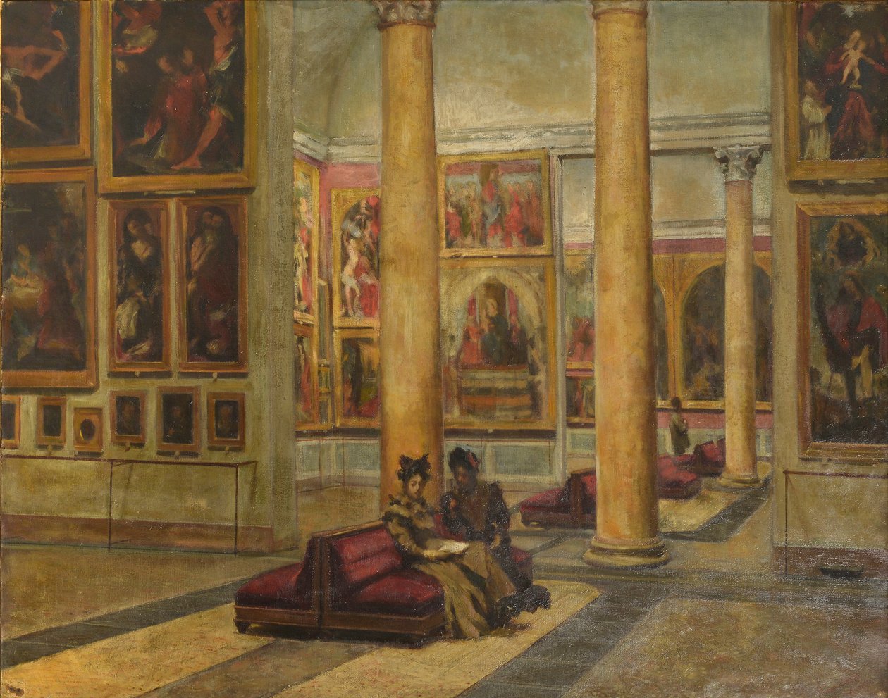 Interiér Pinacoteca di Brera od Angelo Ripamonti